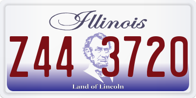 IL license plate Z443720