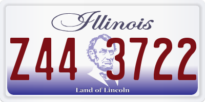IL license plate Z443722