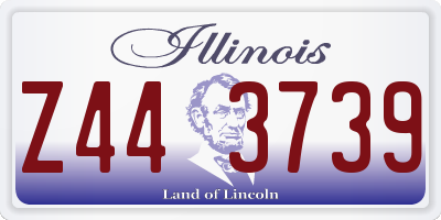 IL license plate Z443739