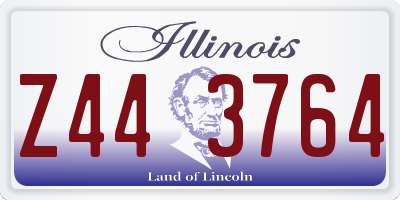 IL license plate Z443764