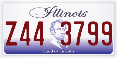 IL license plate Z443799
