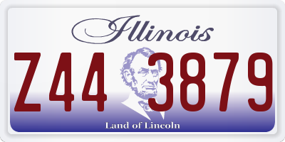 IL license plate Z443879