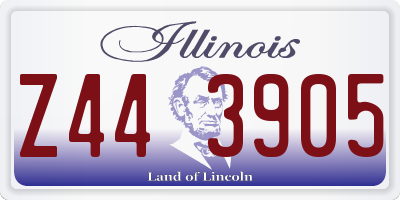 IL license plate Z443905
