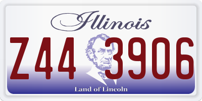 IL license plate Z443906