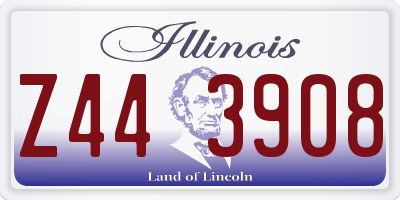 IL license plate Z443908