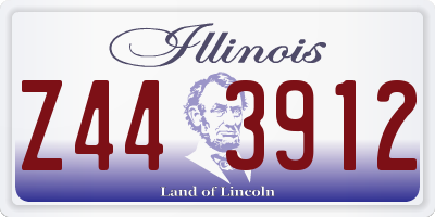 IL license plate Z443912