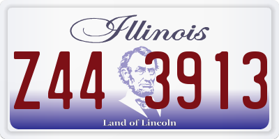 IL license plate Z443913