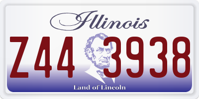 IL license plate Z443938