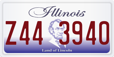IL license plate Z443940