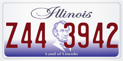 IL license plate Z443942