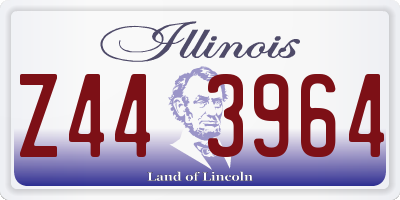 IL license plate Z443964