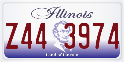 IL license plate Z443974