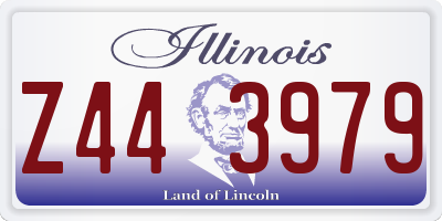 IL license plate Z443979