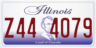 IL license plate Z444079