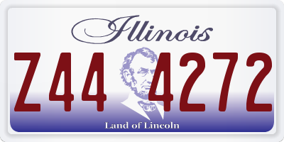 IL license plate Z444272