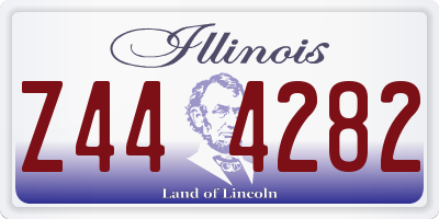 IL license plate Z444282