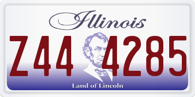 IL license plate Z444285