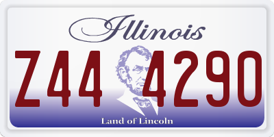 IL license plate Z444290