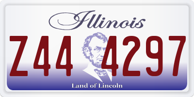 IL license plate Z444297