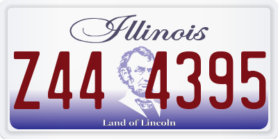 IL license plate Z444395