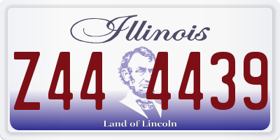 IL license plate Z444439