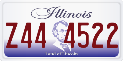 IL license plate Z444522