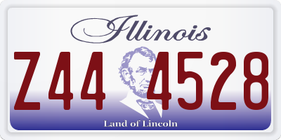 IL license plate Z444528