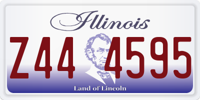 IL license plate Z444595