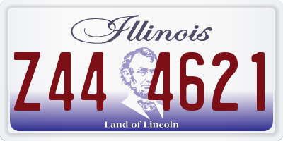 IL license plate Z444621