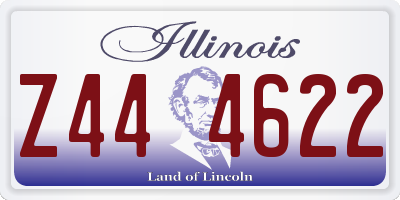 IL license plate Z444622