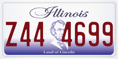 IL license plate Z444699