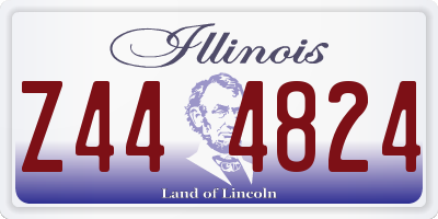IL license plate Z444824