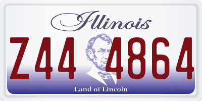 IL license plate Z444864