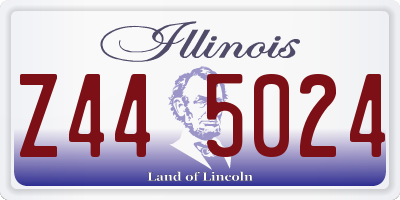 IL license plate Z445024
