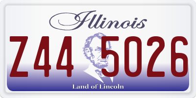 IL license plate Z445026