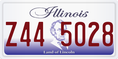 IL license plate Z445028