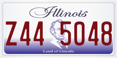 IL license plate Z445048