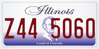IL license plate Z445060