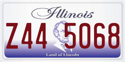 IL license plate Z445068