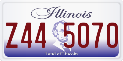 IL license plate Z445070