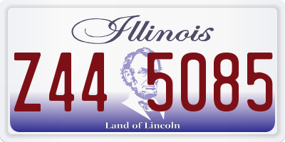 IL license plate Z445085