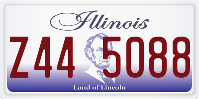 IL license plate Z445088