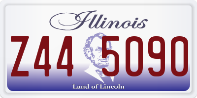 IL license plate Z445090