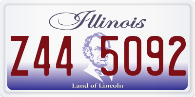 IL license plate Z445092