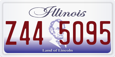 IL license plate Z445095