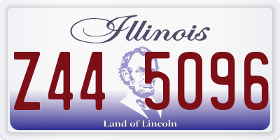 IL license plate Z445096