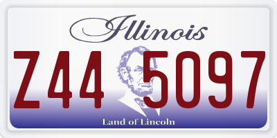 IL license plate Z445097
