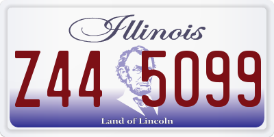IL license plate Z445099