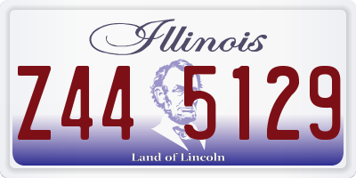 IL license plate Z445129