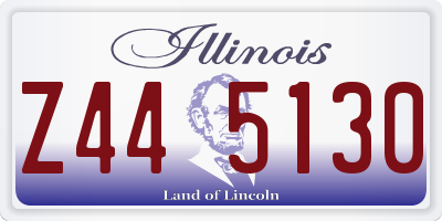 IL license plate Z445130